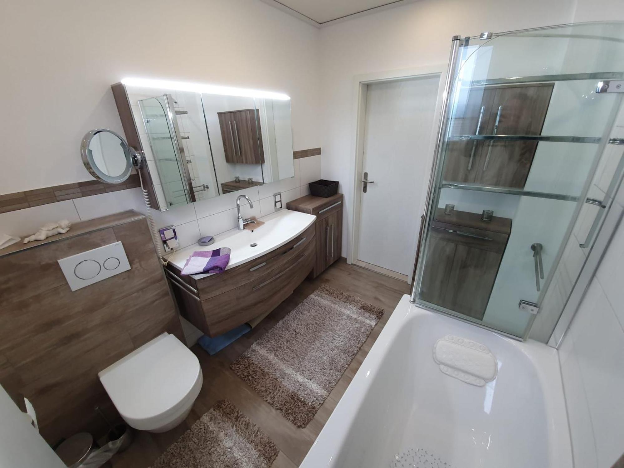 Ferienwohnung Panoramablick オルスベルク エクステリア 写真